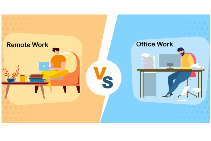 Home office vs office work